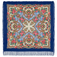 Large Woolen Shawls. Silk Fringe.
