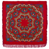 Large Woolen Shawls. Wool Fringe.